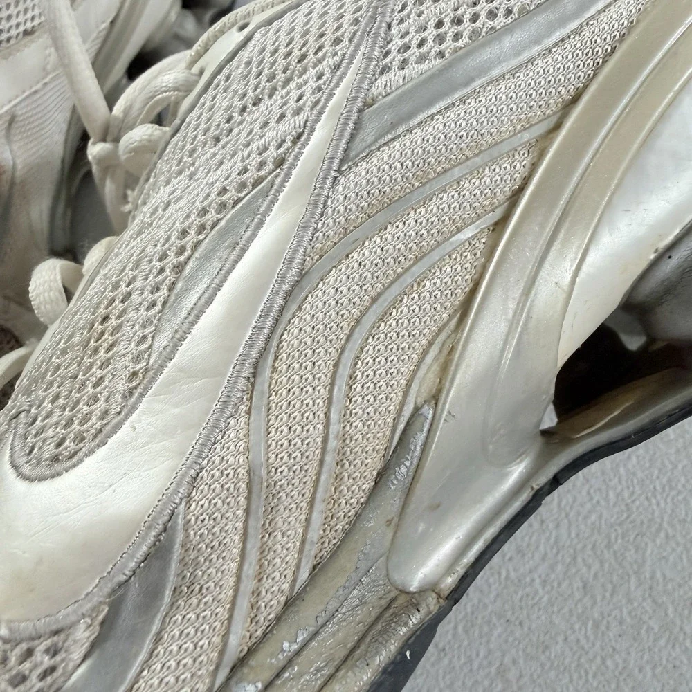 Nike Shox Vivify 317541-111 Women's Running Training Shoes White Silver Size 8